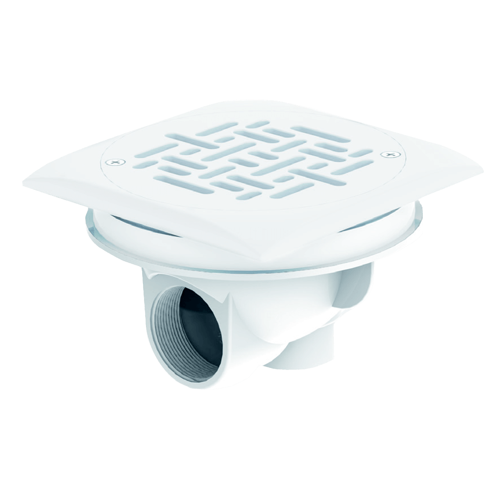 Sifon golire pisc DESIGN - universal ALB 2"
