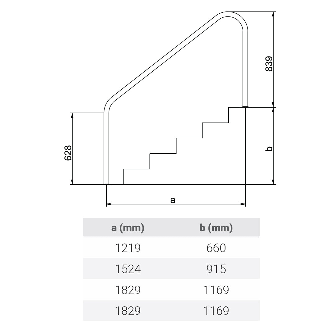 Balustradă FX-05 INOX316L