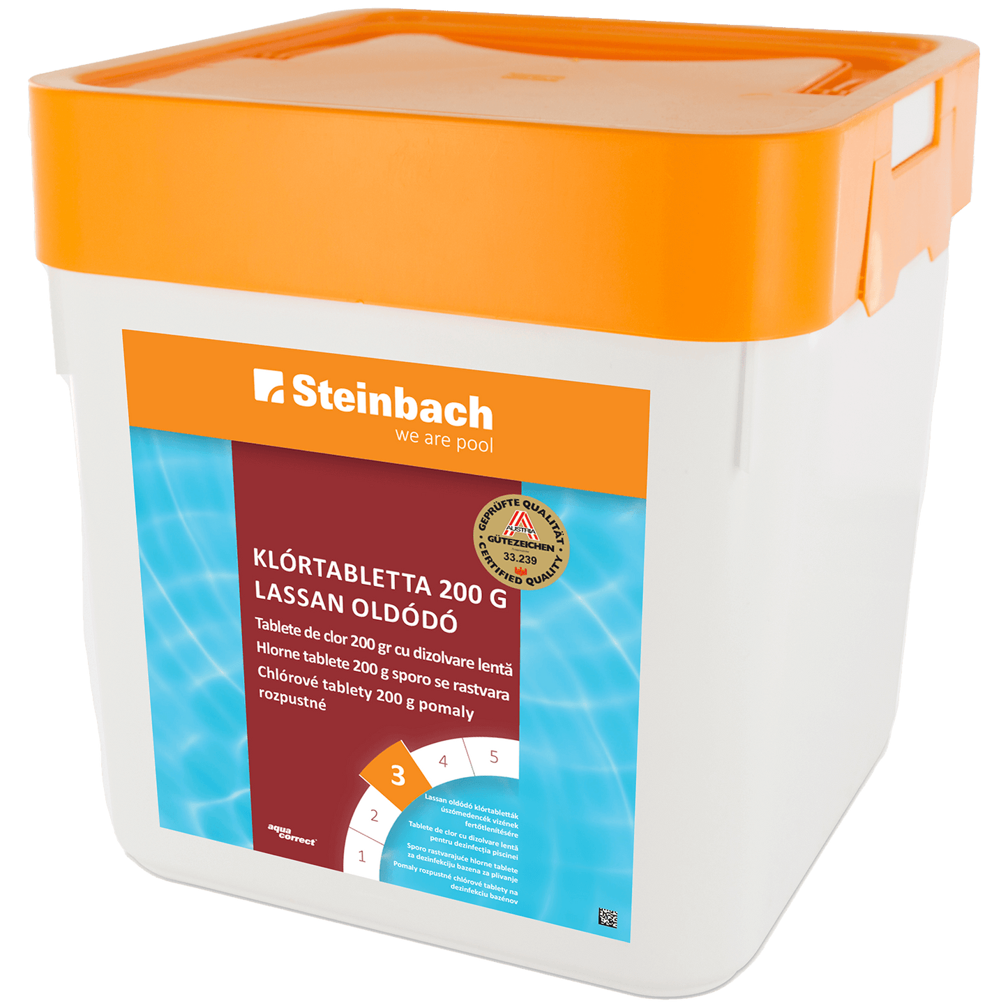 Tablete clor Aquacorrect 200 gr. 90%