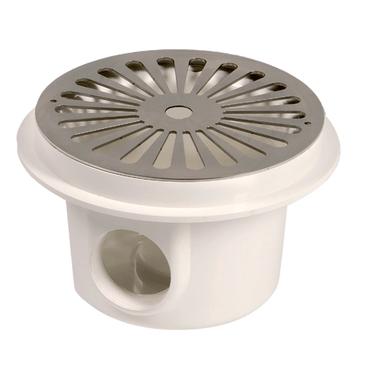 Sifon golire pisc cu grilă INOX316 - Ø200mm 1½"