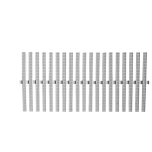 Grilă canal perimetral Classic Single 145 mm