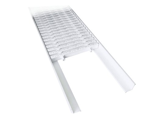 Profil suport grilă canal perimetral 25x26 mm