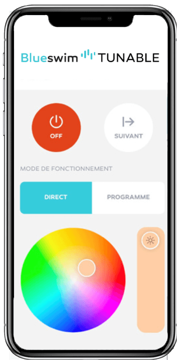 Blueswim Tunable - comandă proiector LED + APP