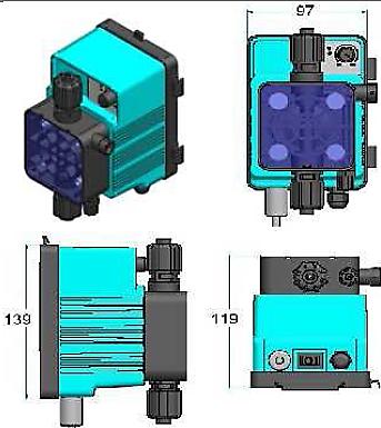 Dozator membrană Microdos ME2-CA