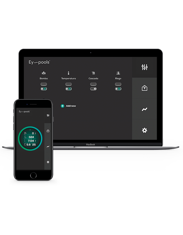TOUCH EVO clorinator pH, Rx