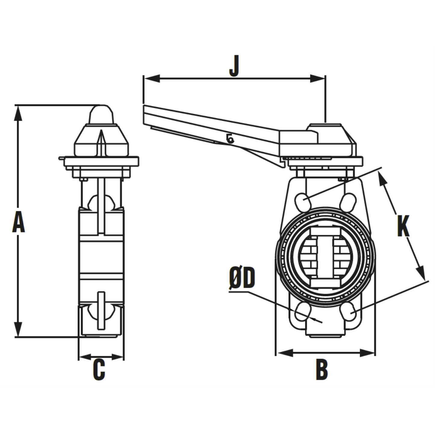 Robinet fluture