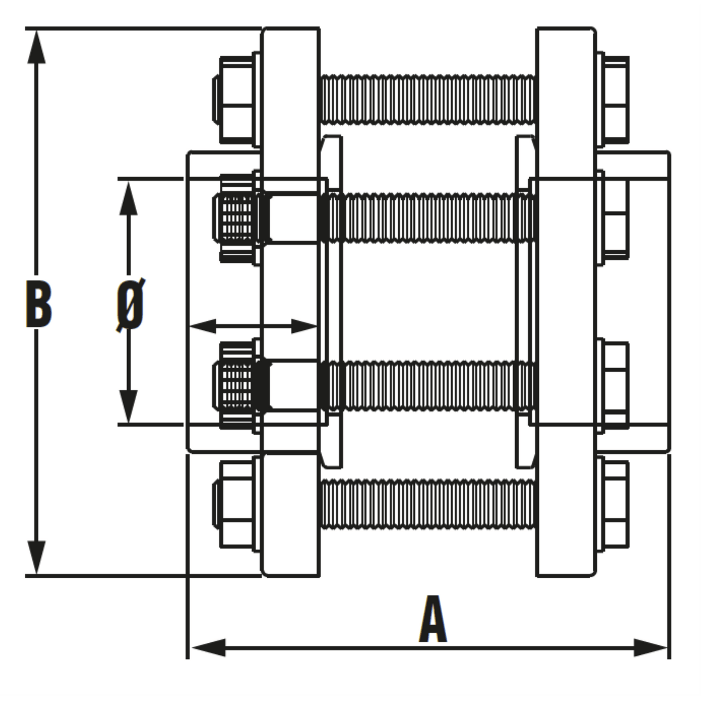 Set flanșă clapeta de sens Netvitc System®