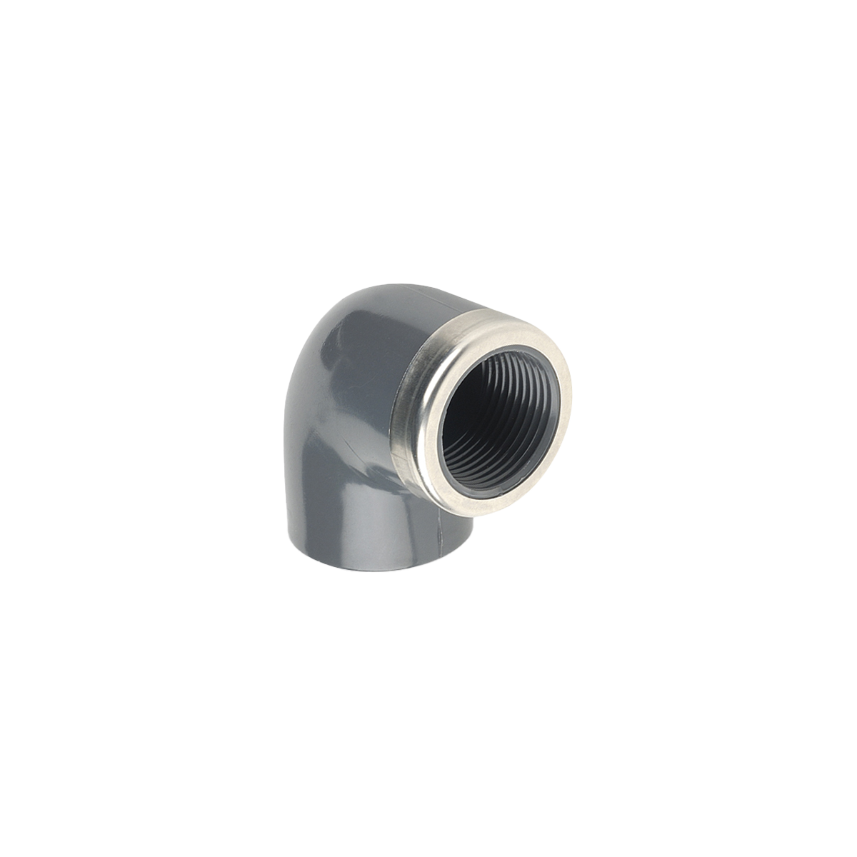 Cot PVC mixt ranforsat 90º FEXT