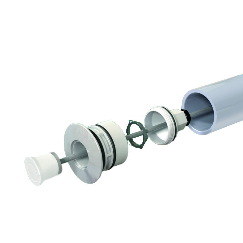 Trecere de perete pentru buton Piezo ABS
