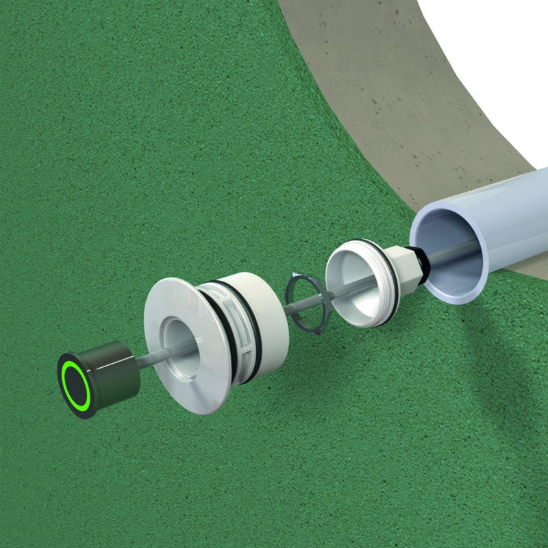 Trecere de perete pentru buton Piezo ABS