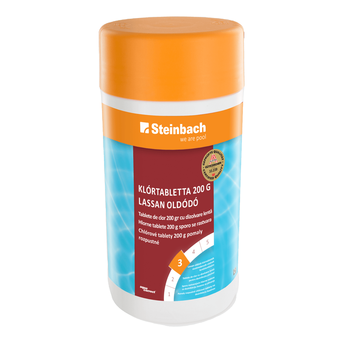 Tablete clor Aquacorrect 200 gr. 90%