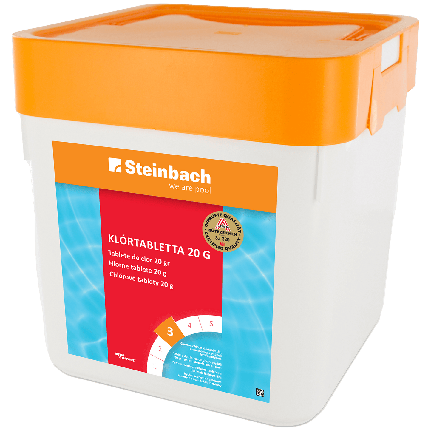Tablete clor Aquacorrect 20 gr. 56%