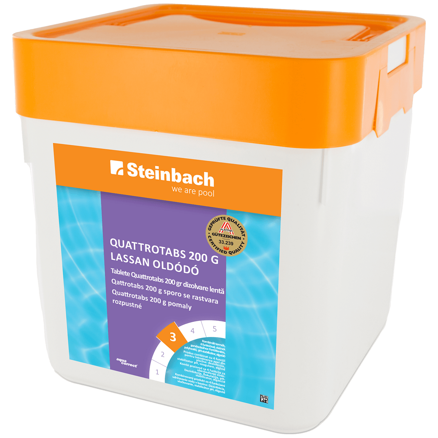 Aquacorrect Quattrotabs 200g.