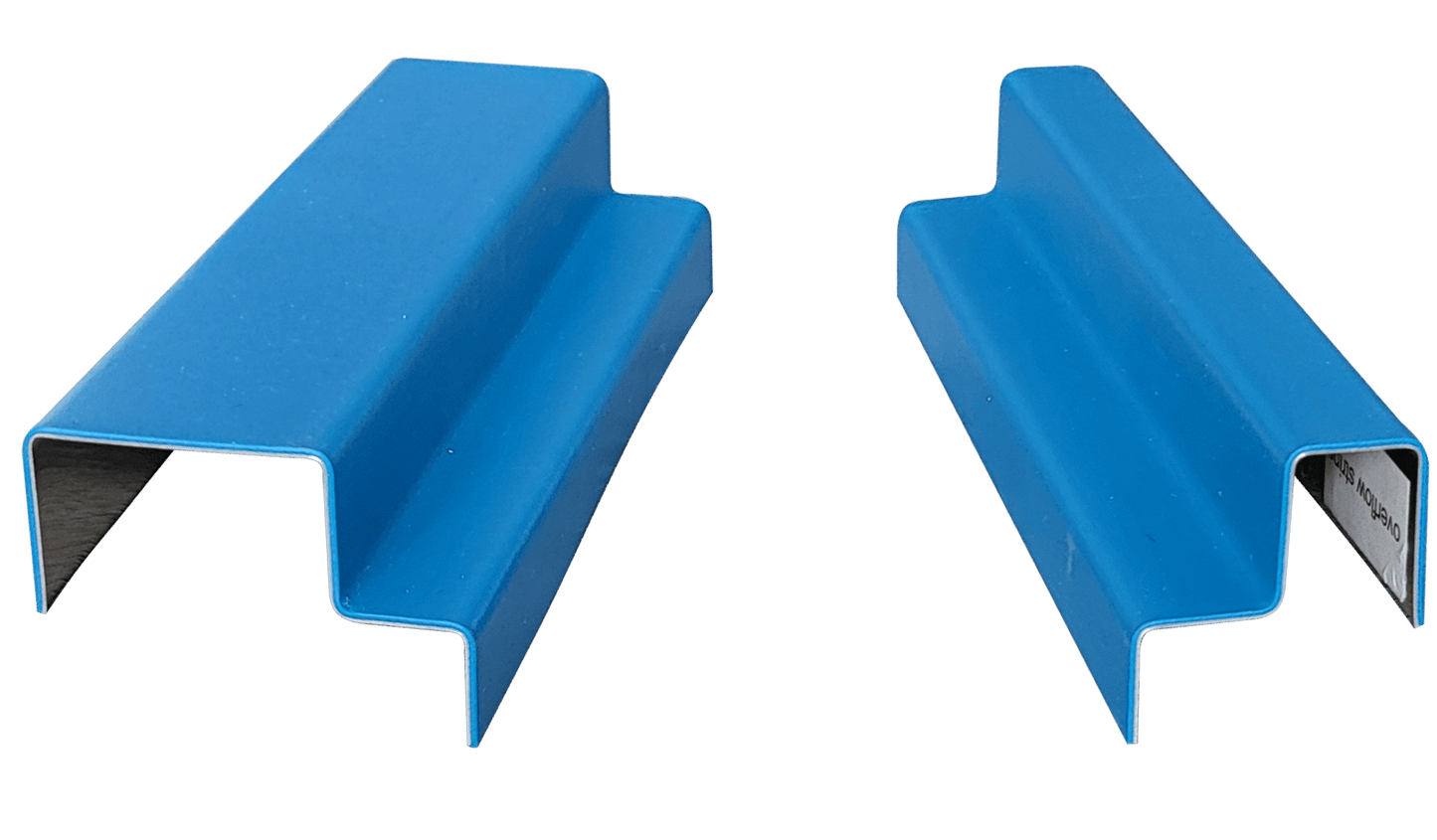 Tabla INOX Albastră perimetral EXTERIOR-2ml