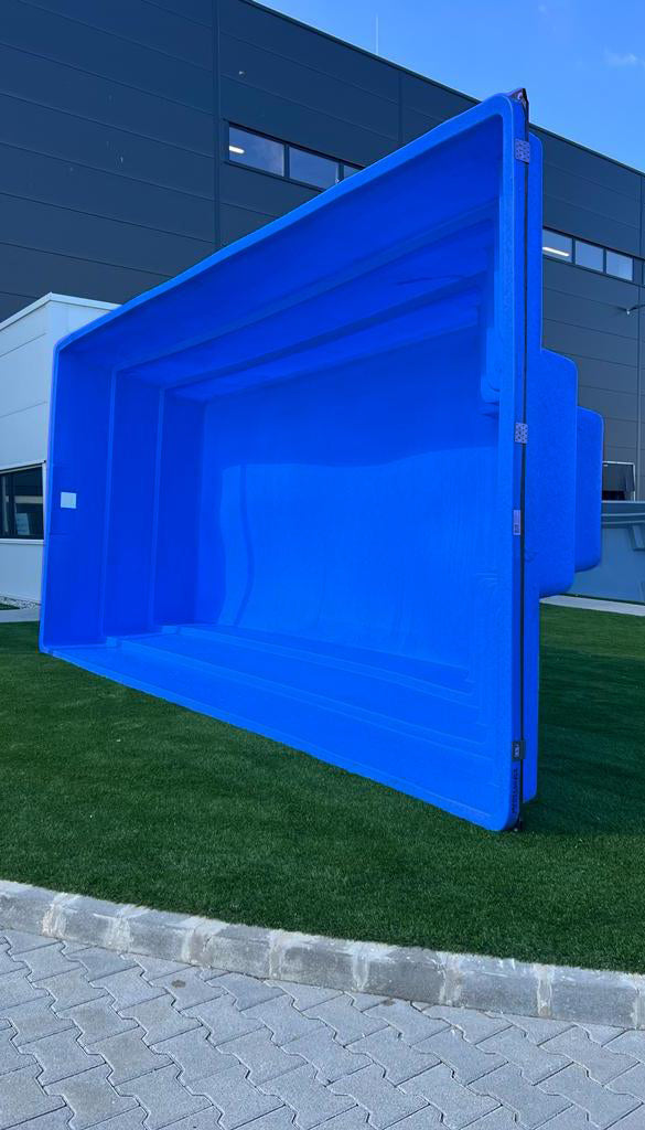 Square Pool HDPE - ALBASTRU