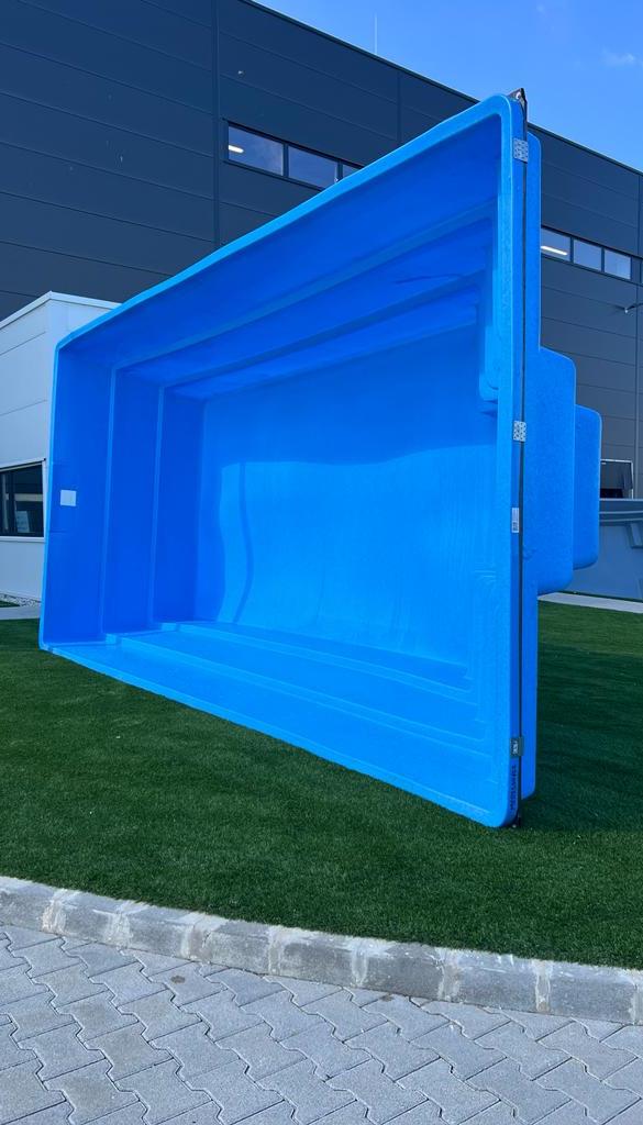 Square Pool HDPE - ALBASTRU