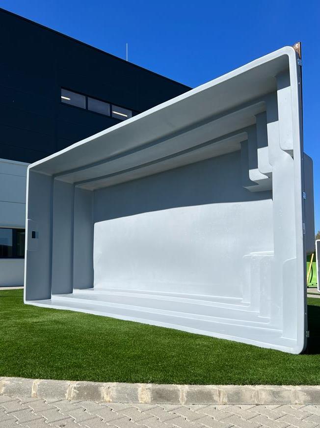 Square Pool HDPE - ALBASTRU